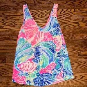 Lilly Pulitzer Gigi tank top in Beach Please 🏝️